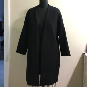 H&M collarless coat