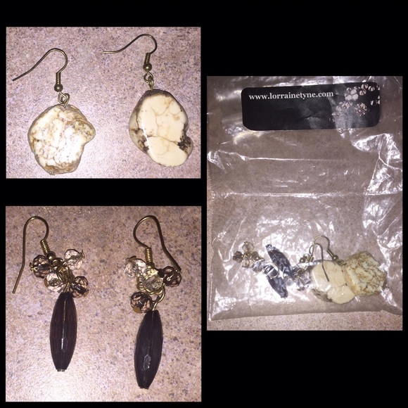 SET OF 4 EARRINGS *NEW* - Picture 2 of 4