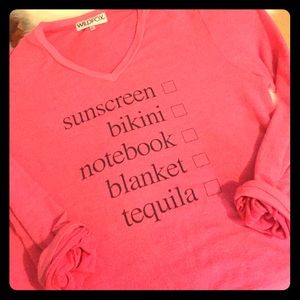 Wildfox V-neck sweatshirt