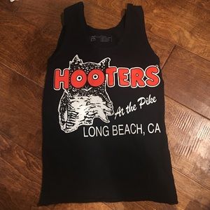 Hooters girl uniform black tank
