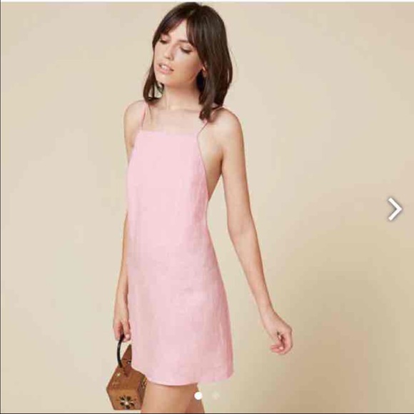 Reformation Pink Dress Size XS