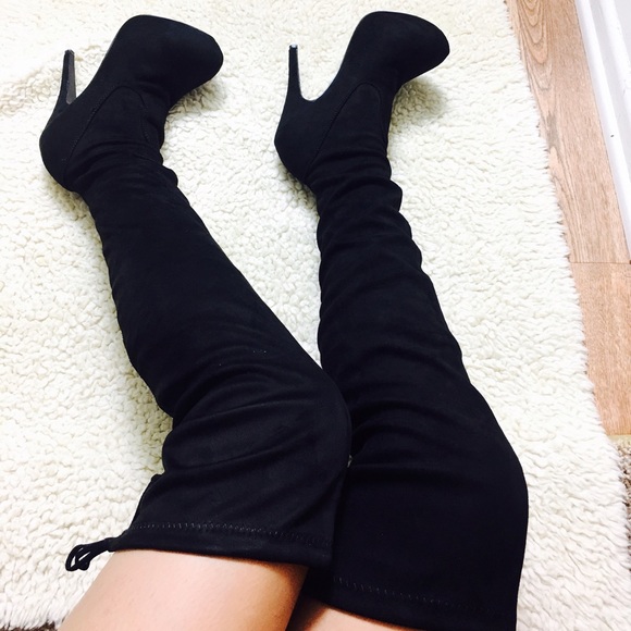 🤑Last pair 🤑🍂Platform over the knee boots 🍂 - Picture 3 of 4