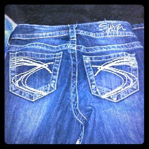 Silver jeans