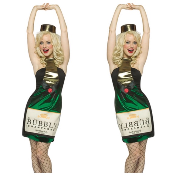 It's Bubbly Champagne Dress Costume
