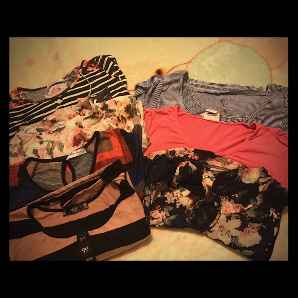 Florals and stripes - maternity tops - lot!!!
