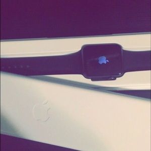 Apple Watch black sports series 1