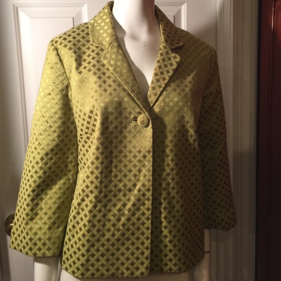 Lime Green ZigZag Jacket