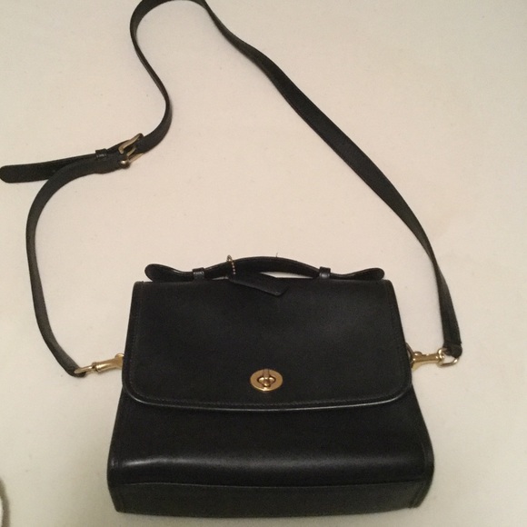 Coach leather crossbody bag