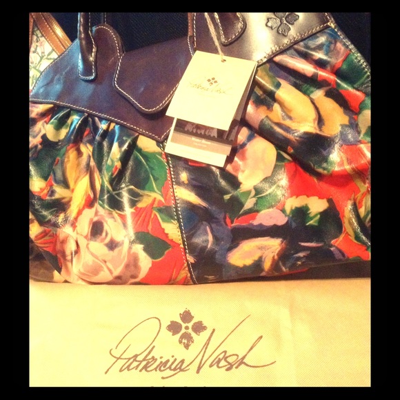 Italian Leather Handbag by Patricia Nash