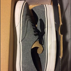 Grey vans shoes