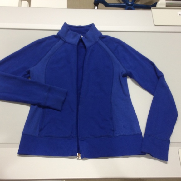 Danskin royal blue small scrub jacket