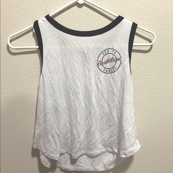 Forever21 white graphic tank