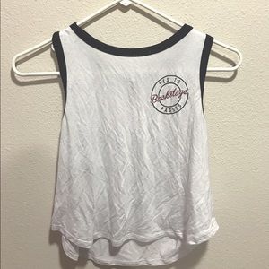 Forever21 white graphic tank
