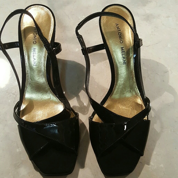 ANTONIO MELANI- Black Patent Leather-8 - Picture 3 of 4
