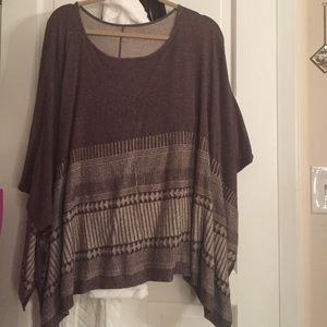 Moda international poncho