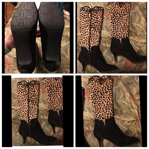 J. Renee Suede/Leather Boots 9.5M. Never worn. - Picture 4 of 4