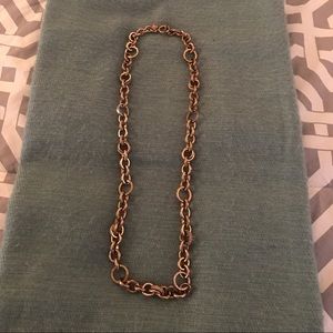 Michael Kors rose gold necklace