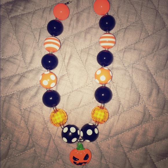 Halloween chunky necklace