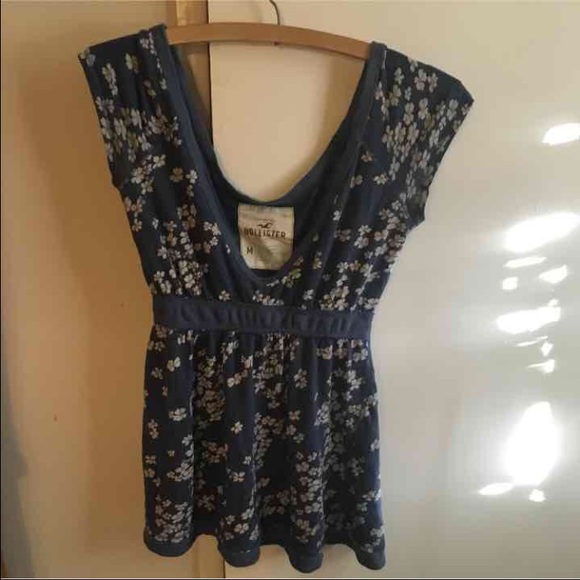 Floral Hollister shirt