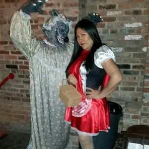 Granny wolf and Little Red Riding Hood Women's Cos