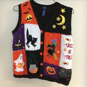 Halloween sweater vest