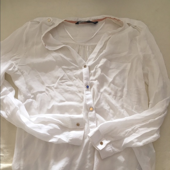 ZARA WHITE BLOUSE