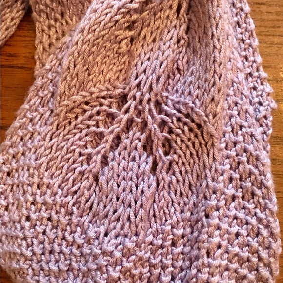 Pima cotton lace knit in vogue pattern scarf