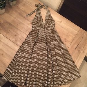 NWT polka dot halter dress w/ pockets from J. Crew