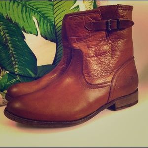 Frye Short Moto Boots Sz 10