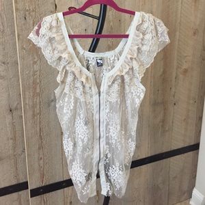 Free People lace blouse
