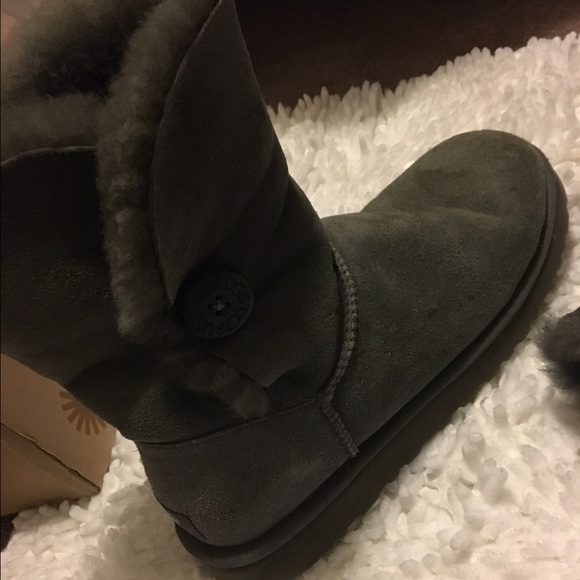 Grey Bailey Button Uggs