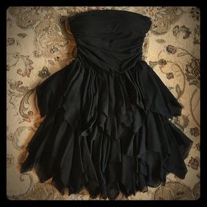 Black Strapless dress