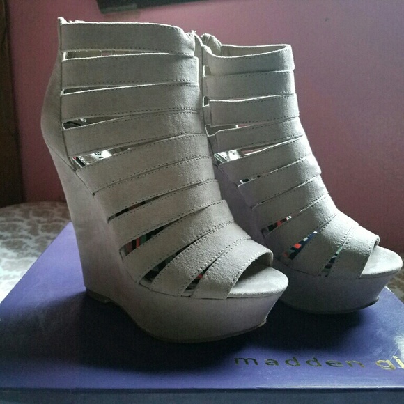 Madden Girl strappy wedges