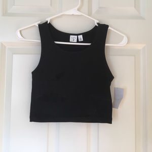 Nordstrom BP black crop top
