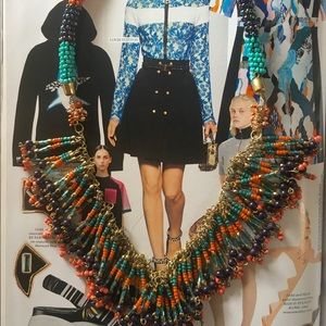 MULTI COLOR STATMENT NECKLACE!