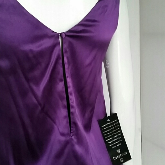 Bebe XXS beaded Carolina mini dress- 95% silk - Picture 4 of 4