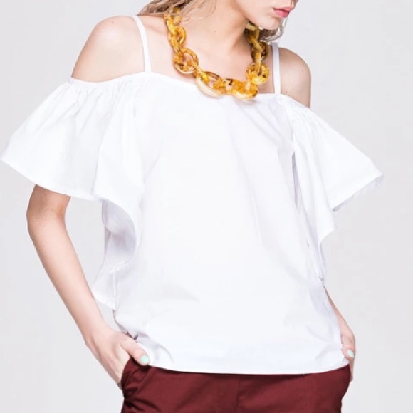 Off Shoulder Blouse w/ straps