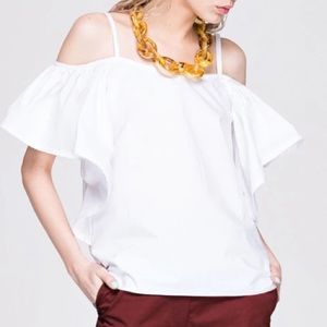 Off Shoulder Blouse w/ straps