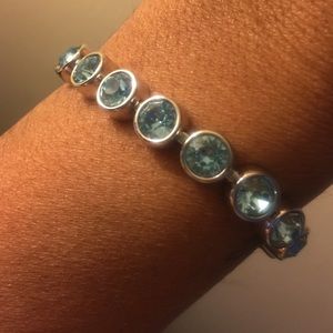 Touchstone by Swarovski ice bracelet Aquamarine