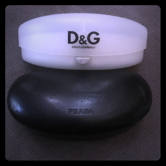 Authentic Prada & D&G Sunglasses Hard Cases