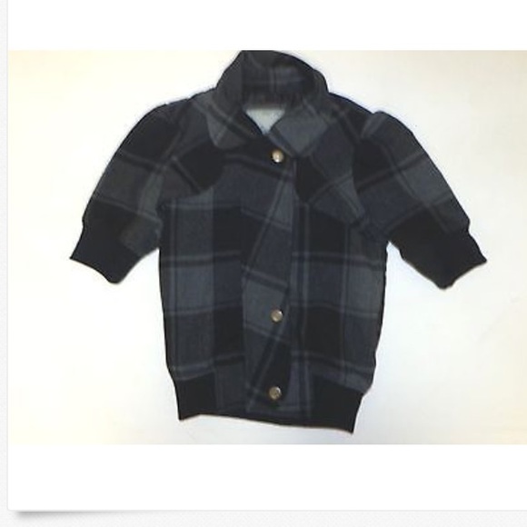 DAYTRIP short Sleeve Grey & Black BUCKLE Jacket! S