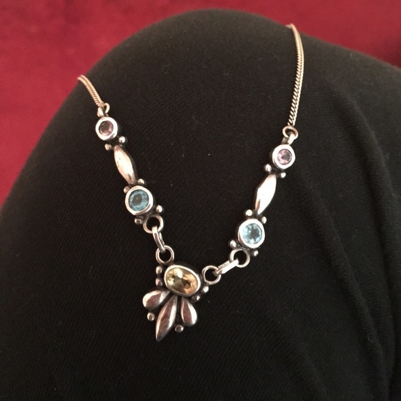 Gemstone necklace