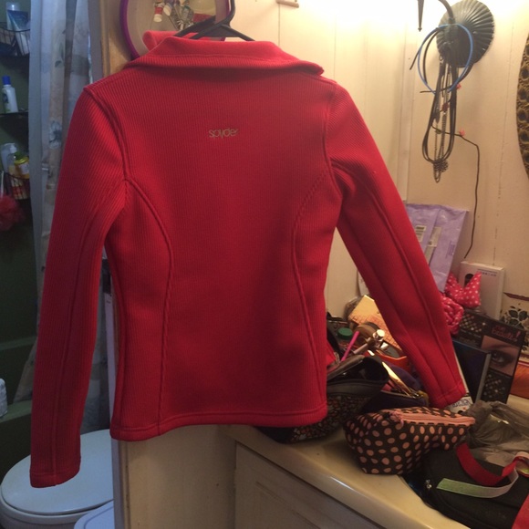 Women's Spyder core jacket Pink. - Picture 2 of 4