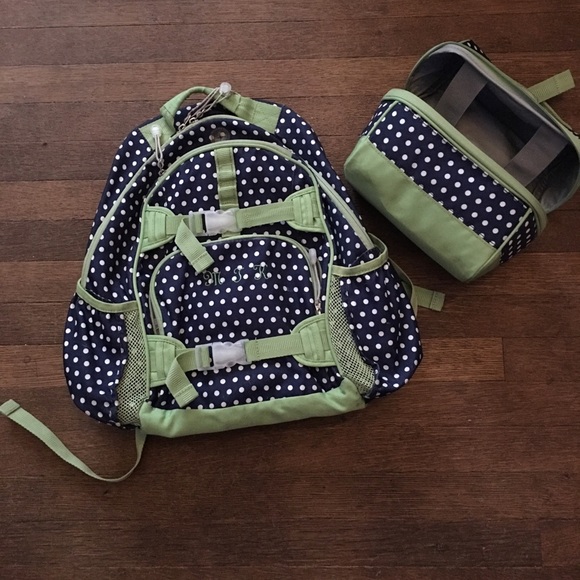 Pottery Barn large backpack with lunch bag MTK on
