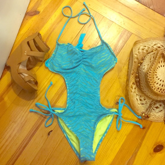 Sexy blue Monokini
