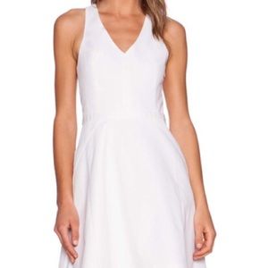 Joie White Cross Back Dress