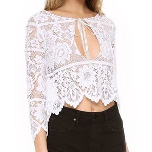 for love and lemons gianna crop top
