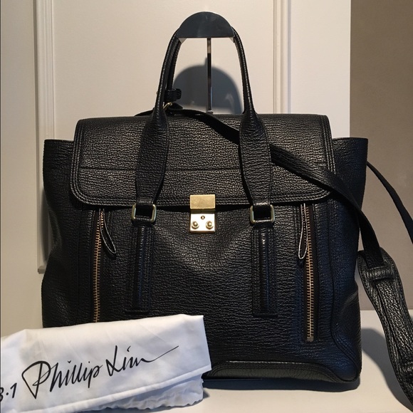 3.1 Phillip Lim Handbags - 3.1 Phillip Lim Black Large Pashli Satchel