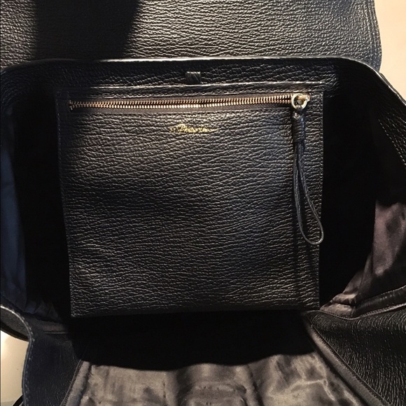 3.1 Phillip Lim Black Large Pashli Satchel - Picture 3 of 4