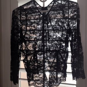 Banana Republic lace blouse